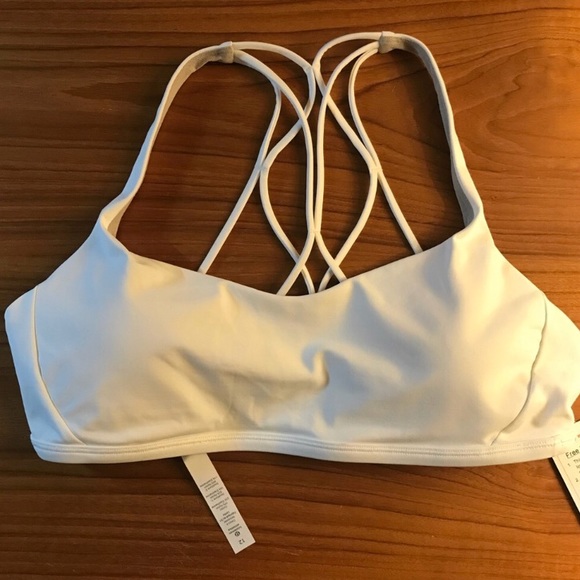 lululemon athletica Other - Lululemon Free to Be Zen White sports bra sz 12